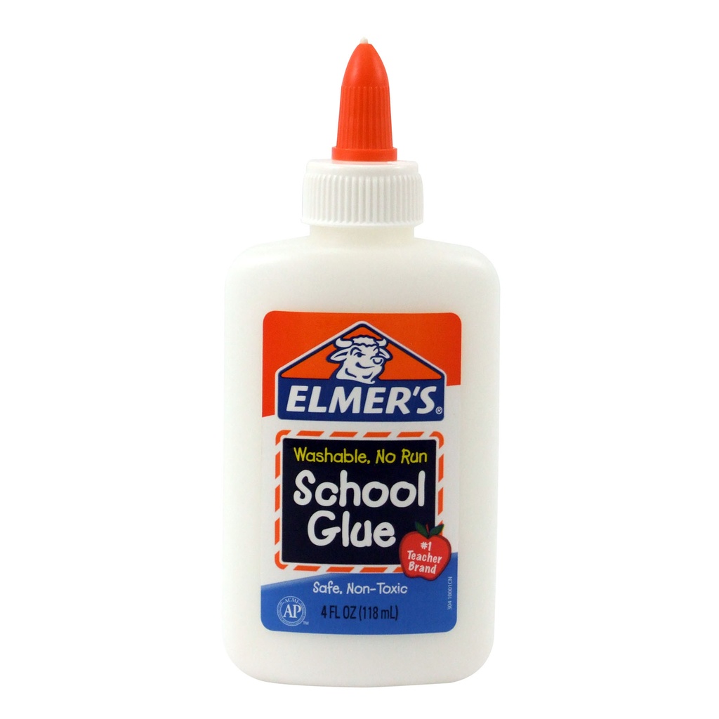 Elmers Washable No Run School Glue 4 oz | Glue